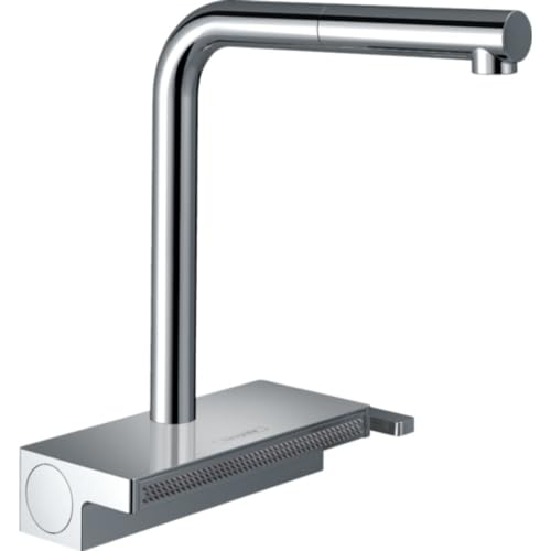 Hansgrohe Aquno Select M81 Miscelatore monocomando da cucina 250, bocca estraibile, 2 getti, cromo,