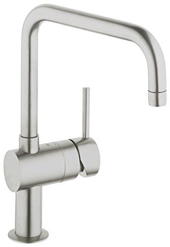 Grohe Miscelatore Cucina Minta Acciaio Satinato