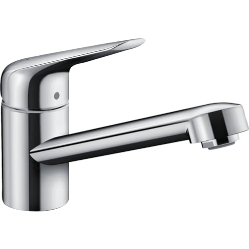 Hansgrohe Focus M42 Miscelatore cucina monocomando 100, 1 getto, acciaio inox,