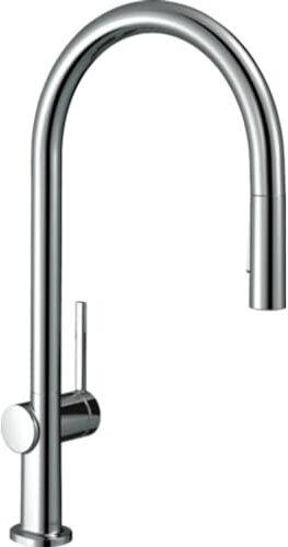 Hansgrohe Talis M54 Miscelatore cucina monocomando 210, doccetta estraibile, 2 getti, cromo,