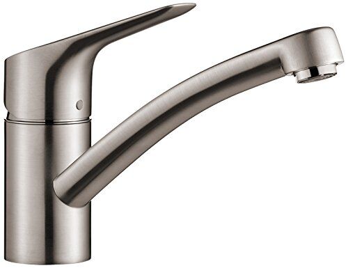 Hansgrohe Miscelatore per lavello cucina mysport S con becco orientabile 360 ° acciaio spazzolato