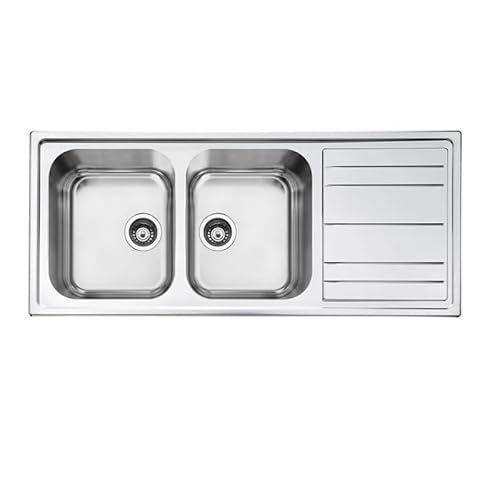 SMEG , Lavandino della cucina MIRA, Stainless steel