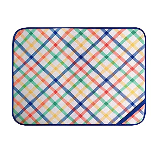 DRWhem 45 x 60cm Tappetino Scolapiatti Microfibra Assorbente Grande Tampone Scolare i Piatti Anti Scivolo Amore Cuore per Cucina, Lavello