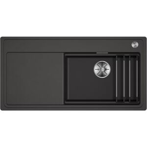 Blanco ETAGON XL 6S-F Lavello in granito in SILGRANIT grigio roccia, tipo di montaggio: a filo, per mobili da 60 cm di larghezza, con guide ETAGON versatili, 98,8 x 49,8 x 20,2 cm Blanco ETAGON XL 6S-F Lavello in granito in SILGRANIT grigio roccia, tipo di montaggio: a filo, per mobili da 60 cm di larghezza, con guide ETAGON versatili, 98,8 x 49,8 x 20,2 cm