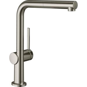 Hansgrohe Talis M54 Miscelatore cucina monocomando, bocca d'erogazione estraibile, 1 getto, sBox, acciaio inox, Altezza uscita 270 mm Hansgrohe Talis M54 Miscelatore cucina monocomando, bocca d'erogazione estraibile, 1 getto, sBox, acciaio inox, Altezza uscita 270 mm