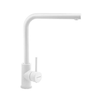 Schock Miscelatore Cucina IDEA, Rubinetto Canna Alta Dritta, Rotazione canna 360°, smaltato Bianco Assoluto, Abbinabile ai lavelli, Made in Italy. Schock Miscelatore Cucina IDEA, Rubinetto Canna Alta Dritta, Rotazione canna 360°, smaltato Bianco Assoluto, Abbinabile ai lavelli, Made in Italy.