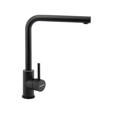 Schock Miscelatore Cucina IDEA, Rubinetto Canna Alta Dritta, Rotazione canna 360°, smaltato Nero, Abbinabile ai lavelli, Made in Italy. Schock Miscelatore Cucina IDEA, Rubinetto Canna Alta Dritta, Rotazione canna 360°, smaltato Nero, Abbinabile ai lavelli, Made in Italy.