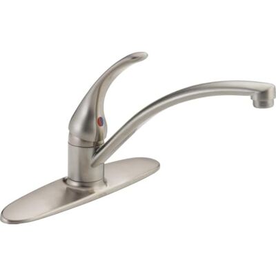 DELTA Faucet Foundations core-b Single Handle rubinetto della cucina, in acciaio DELTA Faucet Foundations core-b Single Handle rubinetto della cucina, in acciaio