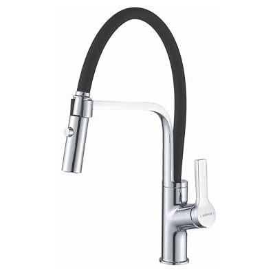 Edesa Rubinetto da cucina Victoria Cromo/B monocomando beccuccio alto girevole a 360° in acciaio inox aeratore anticalcareo cartuccia ceramica apertura fredda riduttore portata 5 l finitura cromata Edesa Rubinetto da cucina Victoria Cromo/B monocomando beccuccio alto girevole a 360° in acciaio inox aeratore anticalcareo cartuccia ceramica apertura fredda riduttore portata 5 l finitura cromata