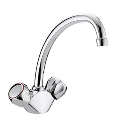 Bristan , , Lavabo BANCA VCA CMT Club Budget monoblocco con le teste in metallo cromato Bristan , , Lavabo BANCA VCA CMT Club Budget monoblocco con le teste in metallo cromato