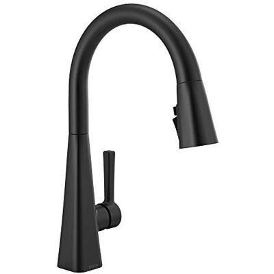 DELTA Faucet Rubinetto da cucina monocomando, estraibile, nero opaco DELTA Faucet Rubinetto da cucina monocomando, estraibile, nero opaco