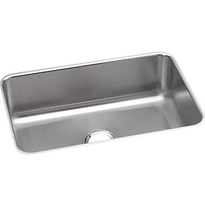 Elkay 18 Gauge SS 67,3 x 47 x 20,3 cm One Bowl lavello da cucina sottopiano Elkay 18 Gauge SS 67,3 x 47 x 20,3 cm One Bowl lavello da cucina sottopiano