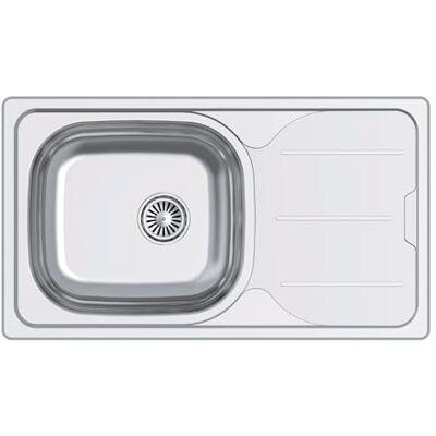 CATA CDS-1 REV/A Vasca quadrata scolapiatti reversibile installazione mobile 45 cm profondità 15 cm base fondo assorbente acciaio inox valvola cestello colore inox CATA CDS-1 REV/A Vasca quadrata scolapiatti reversibile installazione mobile 45 cm profondità 15 cm base fondo assorbente acciaio inox valvola cestello colore inox