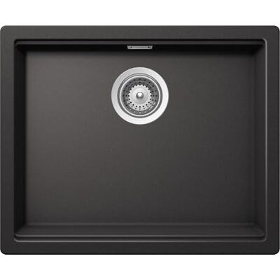 Schock Lavello Cucina 'LAHTI N100LU Nero Assoluto,538x438, interno vasca 500X400, Lavello 1 Vasca Cristalite, Abbinabile con Miscelatori, Piani Cottura e Forni, Bordo Funzionale per Accessori Schock Lavello Cucina 'LAHTI N100LU Nero Assoluto,538x438, interno vasca 500X400, Lavello 1 Vasca Cristalite, Abbinabile con Miscelatori, Piani Cottura e Forni, Bordo Funzionale per Accessori