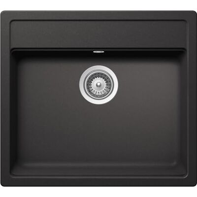Schock Lavello Cucina Nemo N100 1 Vasca, Materiale Cristalite®, Nero Assoluto, 570x510mm Schock Lavello Cucina Nemo N100 1 Vasca, Materiale Cristalite®, Nero Assoluto, 570x510mm