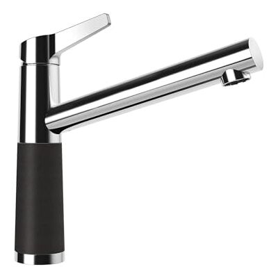 Schock Rubinetto da cucina SC-510 Onyx – Rubinetto a bassa pressione CRISTADUR con beccuccio fisso e attacchi standard Schock Rubinetto da cucina SC-510 Onyx – Rubinetto a bassa pressione CRISTADUR con beccuccio fisso e attacchi standard