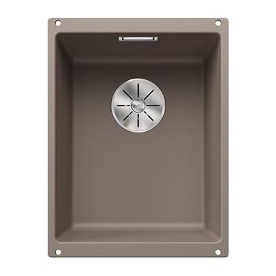 Blanco SUBLINE 320-U – Lavello da cucina in granito per basi di lavello con larghezza di 40 cm – Installazione sotto-top – SILGRANIT – Marrone – 523414 Blanco SUBLINE 320-U – Lavello da cucina in granito per basi di lavello con larghezza di 40 cm – Installazione sotto-top – SILGRANIT – Marrone – 523414