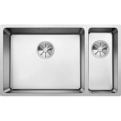Blanco Lavello da cucina in acciaio inossidabile ANDANO Colore : acciaio inossidabile, 500mm/180mm Becken links Blanco Lavello da cucina in acciaio inossidabile ANDANO Colore : acciaio inossidabile, 500mm/180mm Becken links