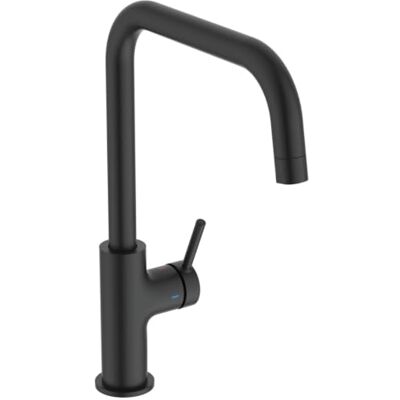 Ideal Standard Ceraline Nuovo Rubinetto da cucina, Forma di U – Nero Ideal Standard Ceraline Nuovo Rubinetto da cucina, Forma di U – Nero