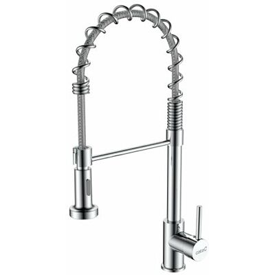 CATA CPB/A Beccuccio monocomando alto girevole a 360° in acciaio inox pesanca aeratore funzione doccia anticalcareo cartuccia ceramica apertura a freddo riduttore portata 5L finitura inox CATA CPB/A Beccuccio monocomando alto girevole a 360° in acciaio inox pesanca aeratore funzione doccia anticalcareo cartuccia ceramica apertura a freddo riduttore portata 5L finitura inox