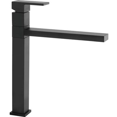 Schock Miscelatore Aquaframe a Canna Alta Quadrata, Colore Nero Puro, h305 Schock Miscelatore Aquaframe a Canna Alta Quadrata, Colore Nero Puro, h305