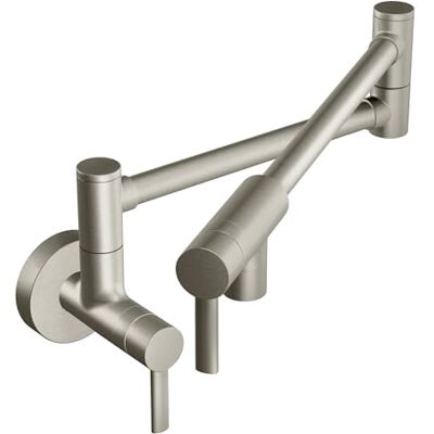 Moen Rubinetto della cucina a due maniglie del riempitore del vaso , punto resiste inossidabile Moen Rubinetto della cucina a due maniglie del riempitore del vaso , punto resiste inossidabile