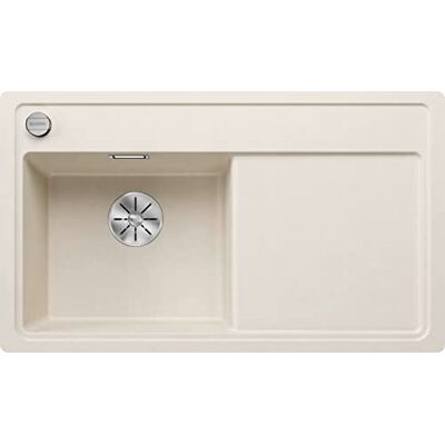 Blanco ZENAR 45 S-F Lavello in Granito SILGRANIT softweiß Tipo di installazione: a filo Vasca principale a sinistra per mobili sottopiano da 45 cm di larghezza Vasca grande Facile da Blanco ZENAR 45 S-F Lavello in Granito SILGRANIT softweiß Tipo di installazione: a filo Vasca principale a sinistra per mobili sottopiano da 45 cm di larghezza Vasca grande Facile da