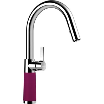 Schock Rubinetto Cucina SC-520 Berry – Rubinetto colorato ad alta pressione CRISTADUR con beccuccio estraibile Schock Rubinetto Cucina SC-520 Berry – Rubinetto colorato ad alta pressione CRISTADUR con beccuccio estraibile