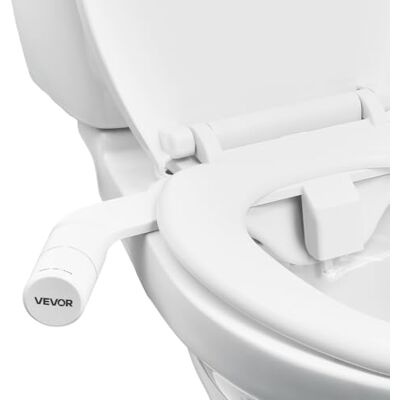 VEVOR Attacco per WC Bidet Non Elettrico con Doppio Ugello Estensibile e Pressione dell'Acqua Fredda Regolabile, Ingresso in Acciaio Inossidabile, Ideale per Glutei e Lavaggio Intimo, Bianco VEVOR Attacco per WC Bidet Non Elettrico con Doppio Ugello Estensibile e Pressione dell'Acqua Fredda Regolabile, Ingresso in Acciaio Inossidabile, Ideale per Glutei e Lavaggio Intimo, Bianco