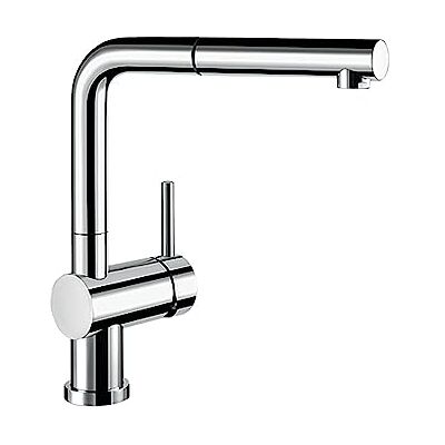 Blanco Linus-S-F Miscelatore per cucina rimovibile, per installazione sottofinestra, con doccetta estraibile, finitura cromata, ad alta pressione, 1 pezzo Blanco Linus-S-F Miscelatore per cucina rimovibile, per installazione sottofinestra, con doccetta estraibile, finitura cromata, ad alta pressione, 1 pezzo