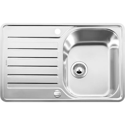 Blanco LANTOS Lavello per mobile base da 45 cm, incasso a filo tipo S-IF, finitura in acciaio inox spazzolato Blanco LANTOS Lavello per mobile base da 45 cm, incasso a filo tipo S-IF, finitura in acciaio inox spazzolato