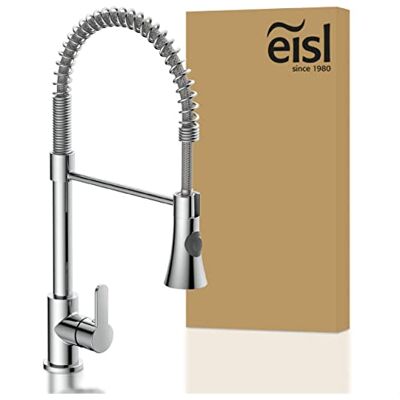 EISL Leon Rubinetto da cucina con doccetta a molla, orientabile a 360°, miscelatore monocomando EISL Leon Rubinetto da cucina con doccetta a molla, orientabile a 360°, miscelatore monocomando