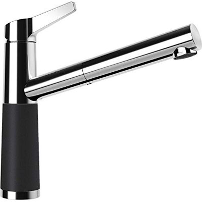 Schock Rubinetto da cucina SC-510 Magma – Rubinetto a bassa pressione CRISTADUR con doccetta estraibile e connettori standard Schock Rubinetto da cucina SC-510 Magma – Rubinetto a bassa pressione CRISTADUR con doccetta estraibile e connettori standard