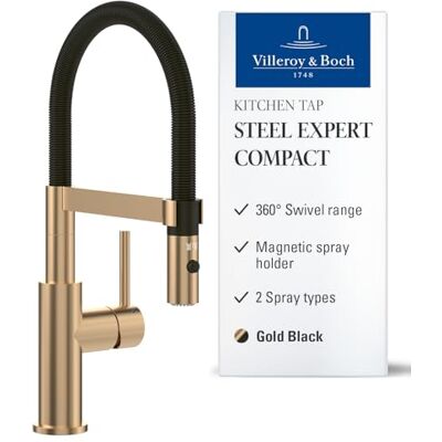 Villeroy und Boch Steel Expert Rubinetto Cucina Compatto - Acciaio Inox Villeroy und Boch Steel Expert Rubinetto Cucina Compatto - Acciaio Inox