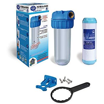 Bbagua Filtro acqua decloratore GAC 10”. Include custodia da 10", supporto a parete, chiave per cambiare le cartucce o la cartuccia del filtro e del decloratore. Facile installazione e manutenzione. . Bbagua Filtro acqua decloratore GAC 10”. Include custodia da 10", supporto a parete, chiave per cambiare le cartucce o la cartuccia del filtro e del decloratore. Facile installazione e manutenzione. .