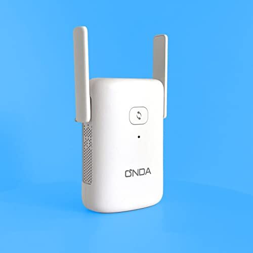 Onda WE1200AC   Repeater WiFi Dual Band   WiFi 5 ac   Ripetitore segnale Wi-Fi   Configurabile con un solo tasto