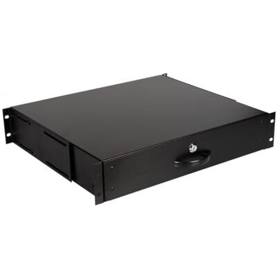 Equip Cassetto 19" per armadi server 2U, richiudibile, nero Equip Cassetto 19" per armadi server 2U, richiudibile, nero