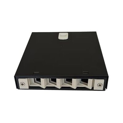 LINK BOX 4 PORTE PER CONNETTORI FIBRA OTTICA SC SIMPLEX O LC DUPLEX PER APPLICAZIONI FTTH IN METALLO LINK BOX 4 PORTE PER CONNETTORI FIBRA OTTICA SC SIMPLEX O LC DUPLEX PER APPLICAZIONI FTTH IN METALLO