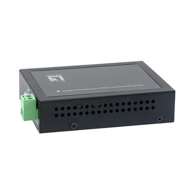 LevelOne VDS-2201 convertitore multimediale di rete 1000 Mbit/s Nero LevelOne VDS-2201 convertitore multimediale di rete 1000 Mbit/s Nero