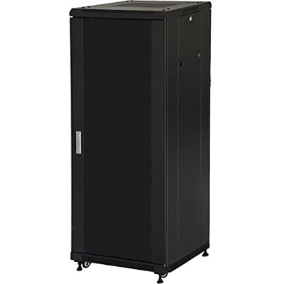 LINK LK1927U66N Armadio Rack 19" 27U – 1388x600x600 mm, Nero, Porta in Vetro, per Server, Switch e Apparecchiature IT LINK LK1927U66N Armadio Rack 19" 27U – 1388x600x600 mm, Nero, Porta in Vetro, per Server, Switch e Apparecchiature IT