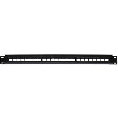 LINK Pannello Patch Vuoto 24 Porte, Nero LINK Pannello Patch Vuoto 24 Porte, Nero