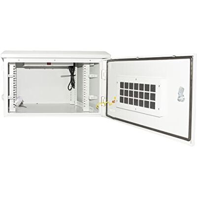 LINK LK190945IP Armadio Rack 19 Pollici 9U Per Reti Da Esterno Classe Protezione Ip55 Con Ventole Filtrate, Grigio Chiaro, 600 x 450 x 467 mm LINK LK190945IP Armadio Rack 19 Pollici 9U Per Reti Da Esterno Classe Protezione Ip55 Con Ventole Filtrate, Grigio Chiaro, 600 x 450 x 467 mm