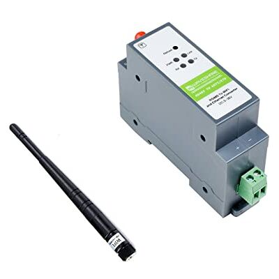 Waveshare RS485 to WiFi/Ethernet,Ethernet to WiFi Converter Module,Rail-Mount RS485 Serial Server, Modbus MQTT Gateway,300~460800 BPS Baudrate,Support TCP/UDP/ARP/ICMP/DHCP/DNS/HTTP/MQTT Waveshare RS485 to WiFi/Ethernet,Ethernet to WiFi Converter Module,Rail-Mount RS485 Serial Server, Modbus MQTT Gateway,300~460800 BPS Baudrate,Support TCP/UDP/ARP/ICMP/DHCP/DNS/HTTP/MQTT