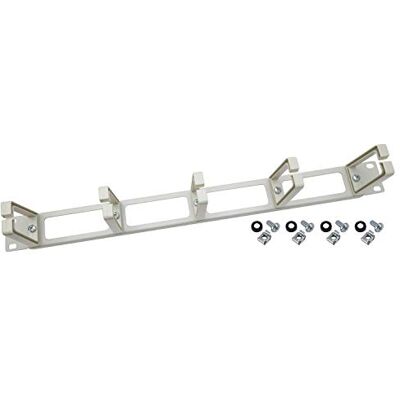 HMF 66455-07 Pannello di smistamento per armadio server 19 pollici 1 U 5 staffe di guida Grigio chiaro HMF 66455-07 Pannello di smistamento per armadio server 19 pollici 1 U 5 staffe di guida Grigio chiaro