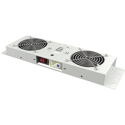 Techly Professional 364989 Kit di Ventilazione a Soffitto per Rack 19" IP55 2 Ventole Grigio Grigio Techly Professional 364989 Kit di Ventilazione a Soffitto per Rack 19" IP55 2 Ventole Grigio Grigio