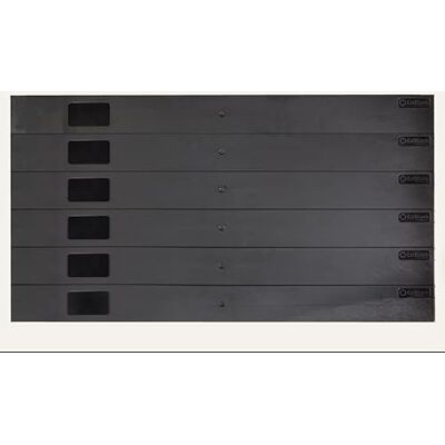 LINK LKCOP6UN Copertura 19" per Armadi Rack 6U – Nero, Parti 1U Staccabili, Installazione Rapida con Clip LINK LKCOP6UN Copertura 19" per Armadi Rack 6U – Nero, Parti 1U Staccabili, Installazione Rapida con Clip