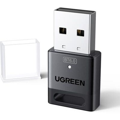 UGREEN Chiavetta Bluetooth 6.0 per PC Adattatore USB Bluetooth Windows 11 10 8.1 con Controller Telefono Cuffie Auricolare Tastiera Mouse UGREEN Chiavetta Bluetooth 6.0 per PC Adattatore USB Bluetooth Windows 11 10 8.1 con Controller Telefono Cuffie Auricolare Tastiera Mouse