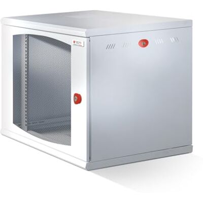 Techly Professional 109320 Armadio Rack 19" a Muro 16U Sezione Unica P.600mm Porta Grigliata Bianco Bianco Techly Professional 109320 Armadio Rack 19" a Muro 16U Sezione Unica P.600mm Porta Grigliata Bianco Bianco