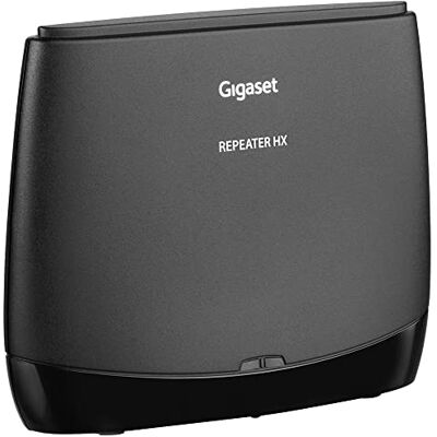 Siemens Repeater HX Amplificatore di portata per una connessione telefonica stabile, compatibile con stazioni base DECT, router e portatili HX, Nero Siemens Repeater HX Amplificatore di portata per una connessione telefonica stabile, compatibile con stazioni base DECT, router e portatili HX, Nero