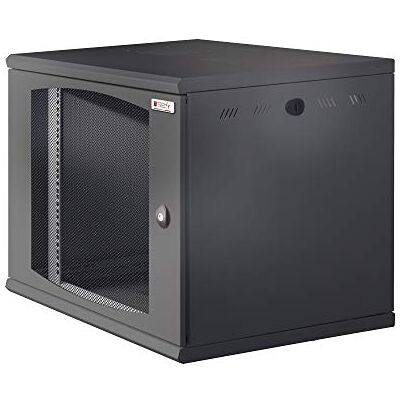 Techly Professional 107586 Armadio Rack 19" a Muro 16U Sezione Unica P 600mm Porta Grigliata Nero Nero Techly Professional 107586 Armadio Rack 19" a Muro 16U Sezione Unica P 600mm Porta Grigliata Nero Nero